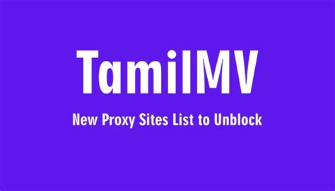 tamilmv proxy site|Best TamilMV Proxy